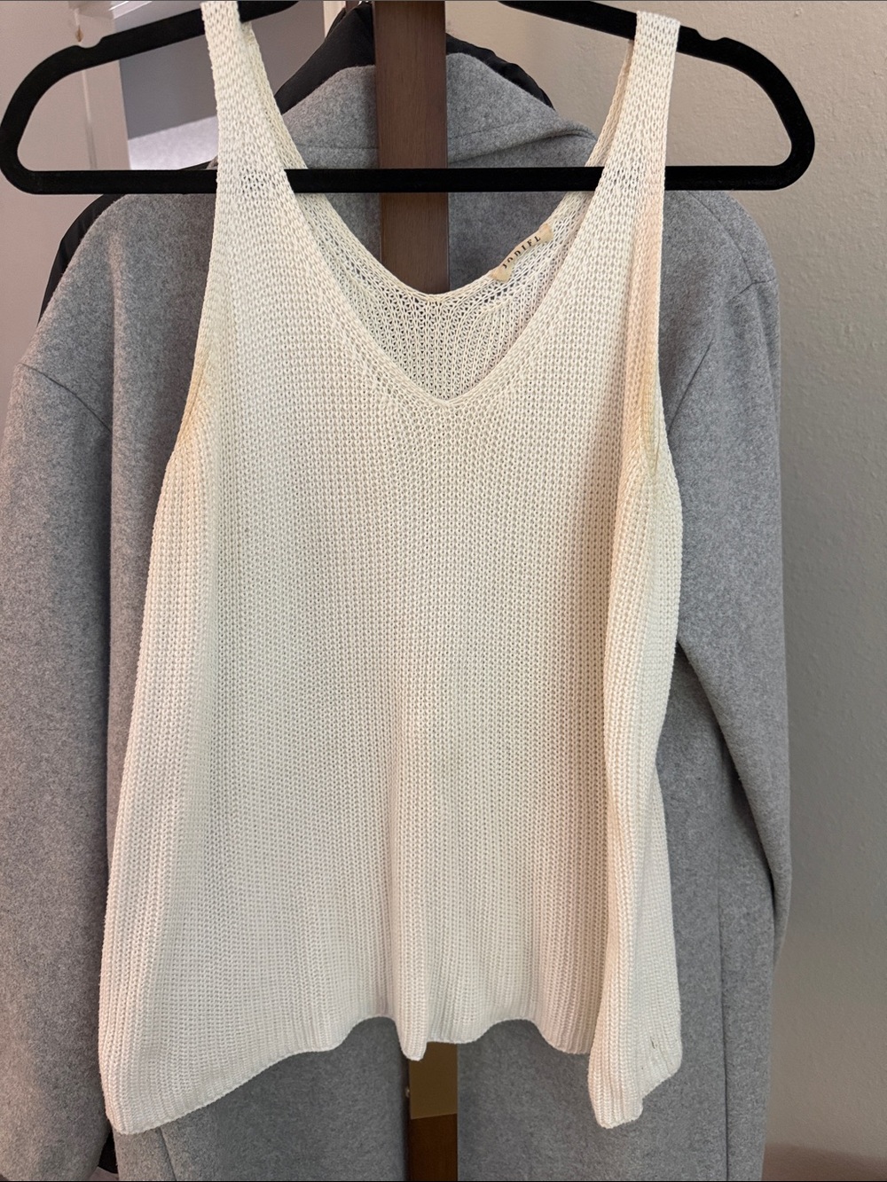 Cream Knitted Tank